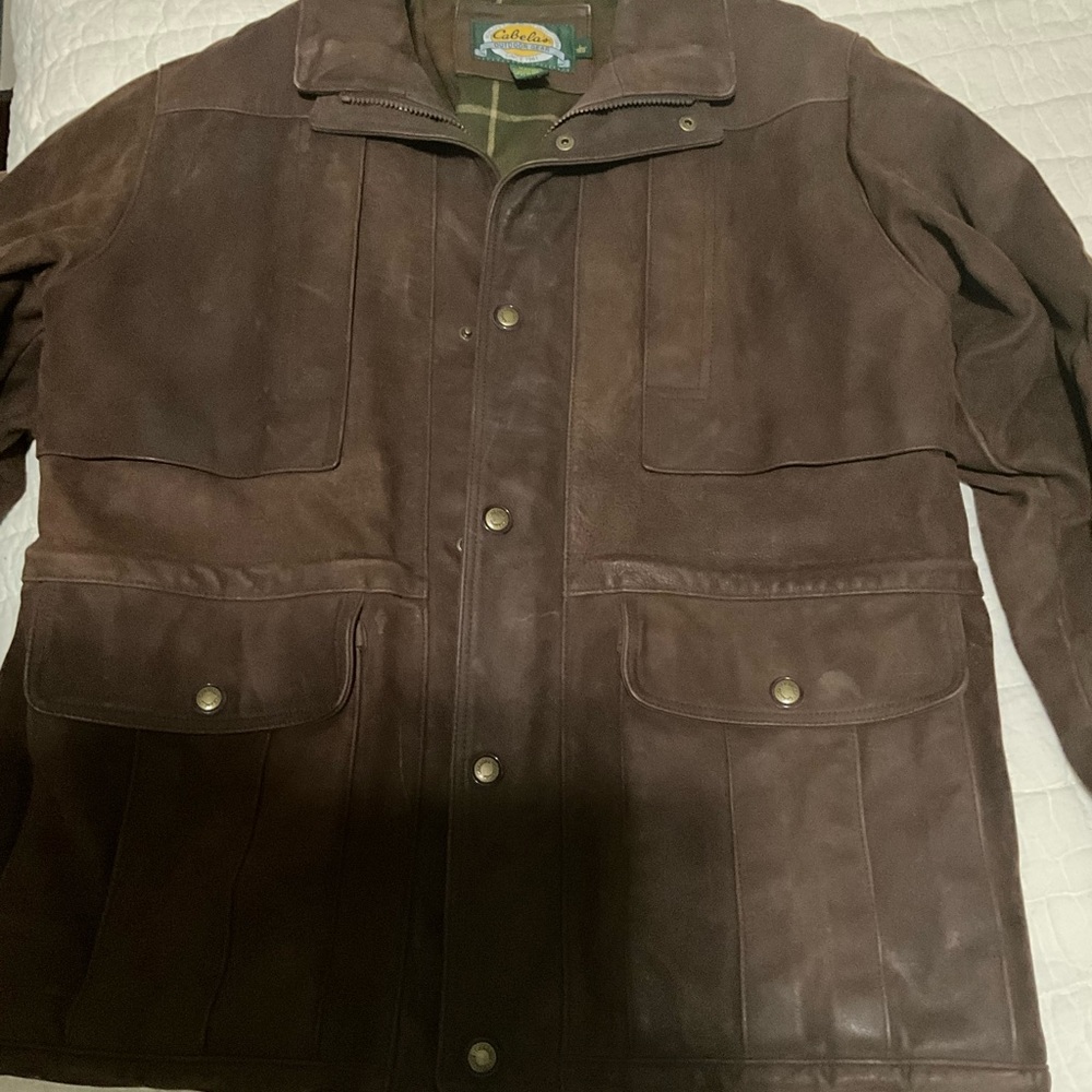 Cabela’s Outdoor Leather Coat